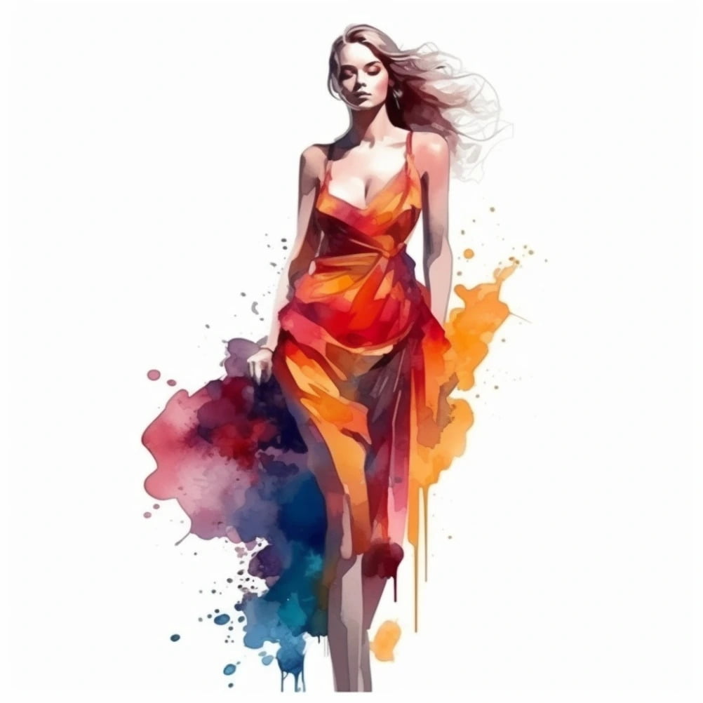 Watercolour body image